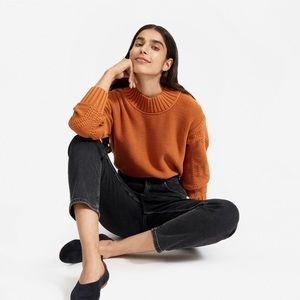 Everlane The Texture Cotton Cable Sweater
Cider